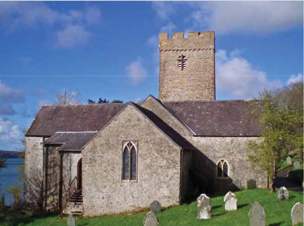 St Tudwal's church from south