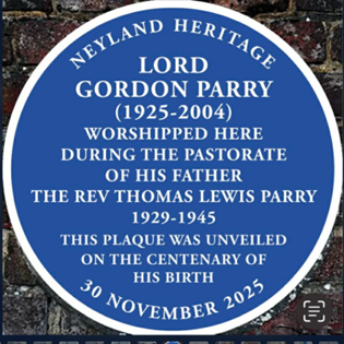 Blue Plaque
