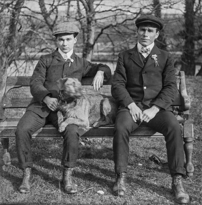 Grandpa and Stanley at the Wedding, 1908