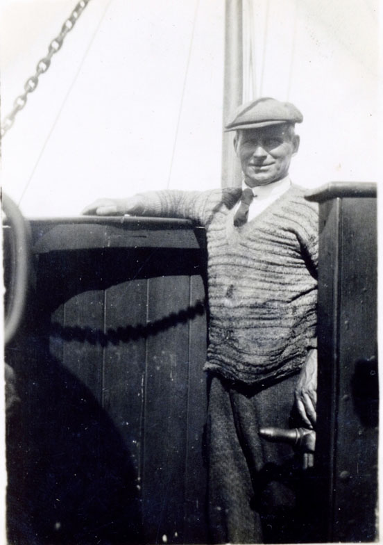 The Bridge of the Taliesin, with my Granddad, sometimes described as her Master.