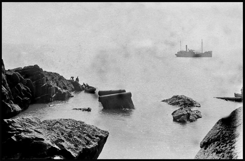 The Wreck of HMS Tormentor, east of Manorbier