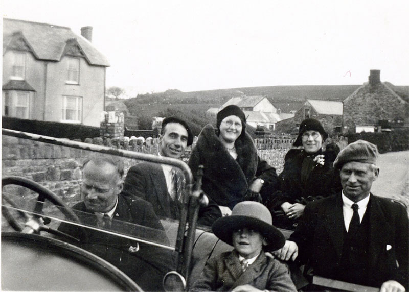 Uncles Allan & William, Aunty Kate & friends on a jaunt.