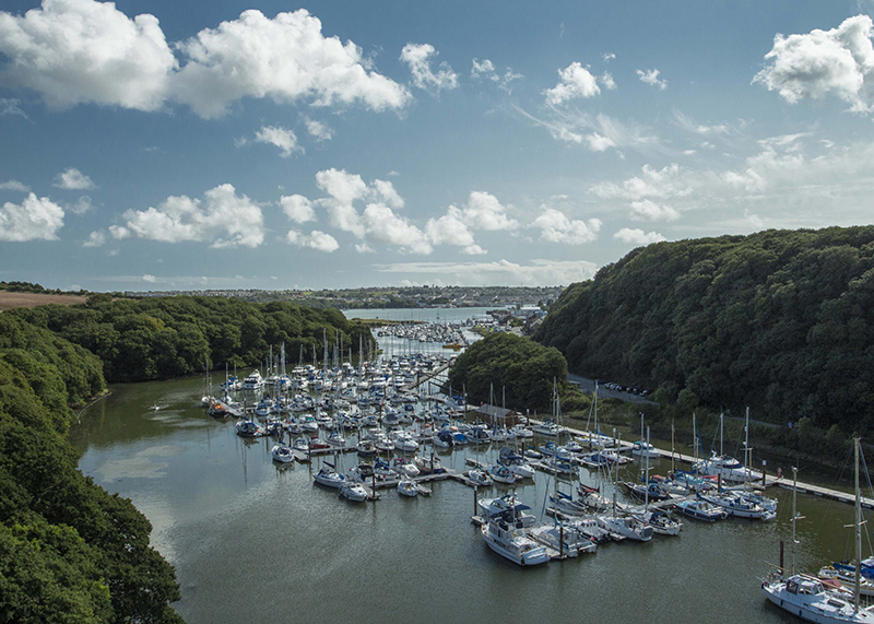 Neyland Marina from bridge