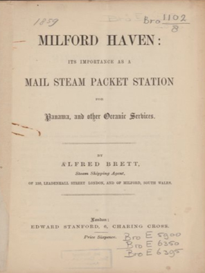 Alfred Brett’s pamphlet 