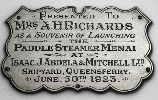 Mrs Richards' Plaque