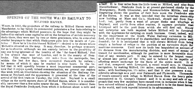 Opening of SWR cutting